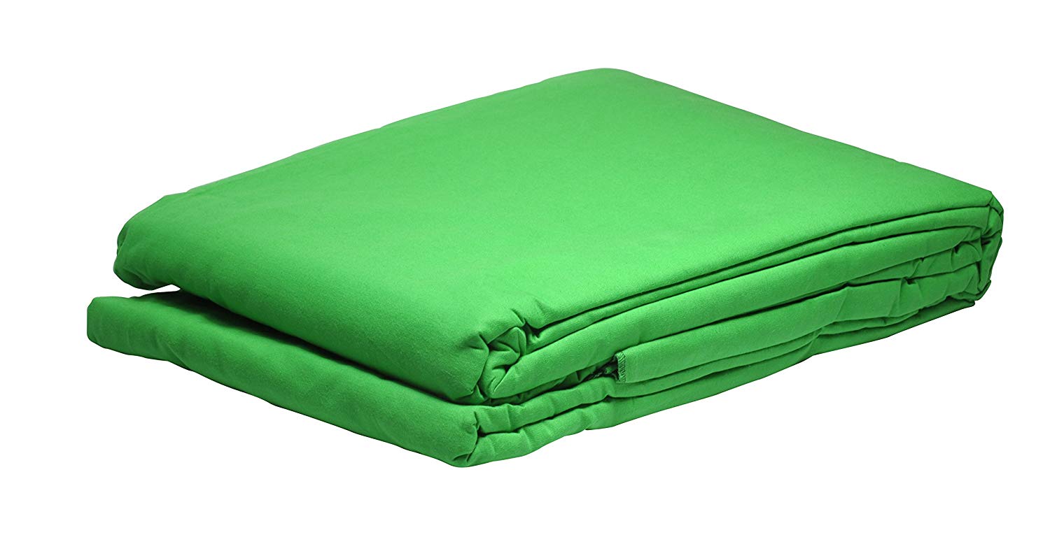 בד רקע ירוק לצילום "גרין סקרין" עשוי כותנה